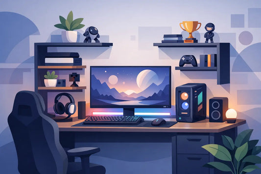 Gaming Desk With Shelves for Better Setups
