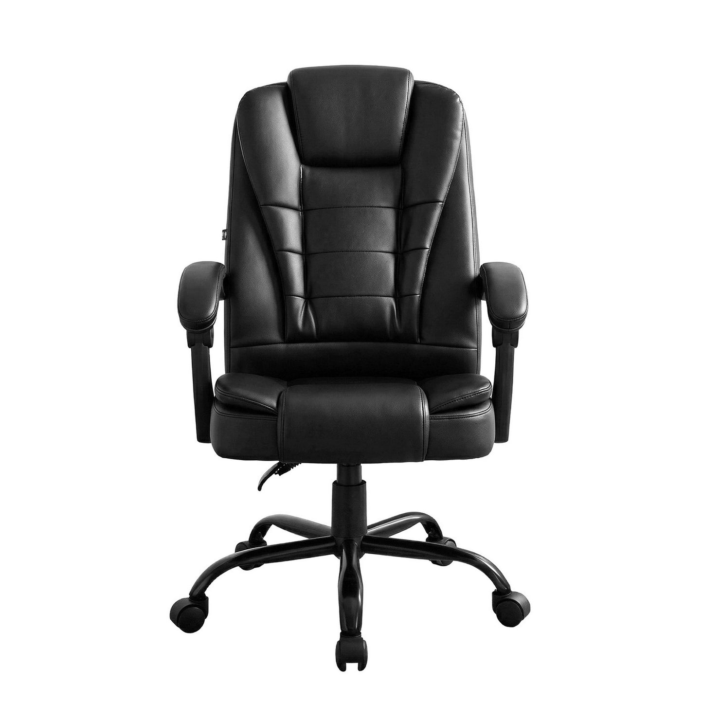 Restora by Officemode – Executive Recliner 8‑Zone PU Leather Massage Office & Gaming Chair (Black)