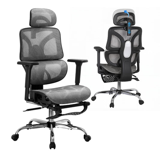 Artiss Mesh Back Ergonomic Office Chair Grey