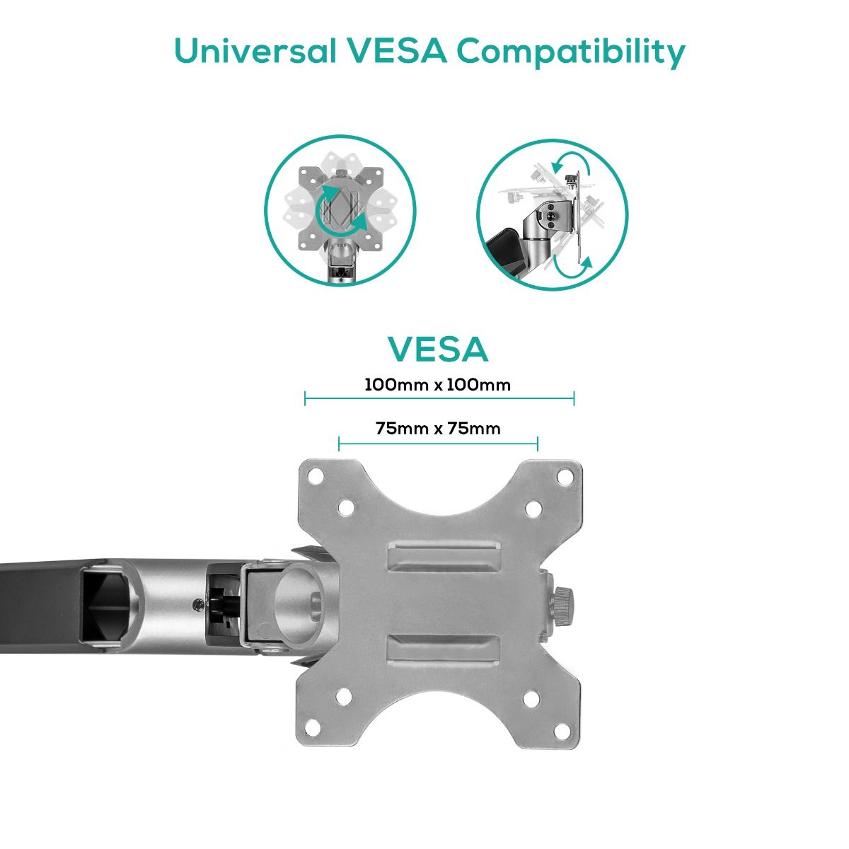 Activiva Heavy Duty Dual Monitor Screen Gas Spring Monitor Arm
