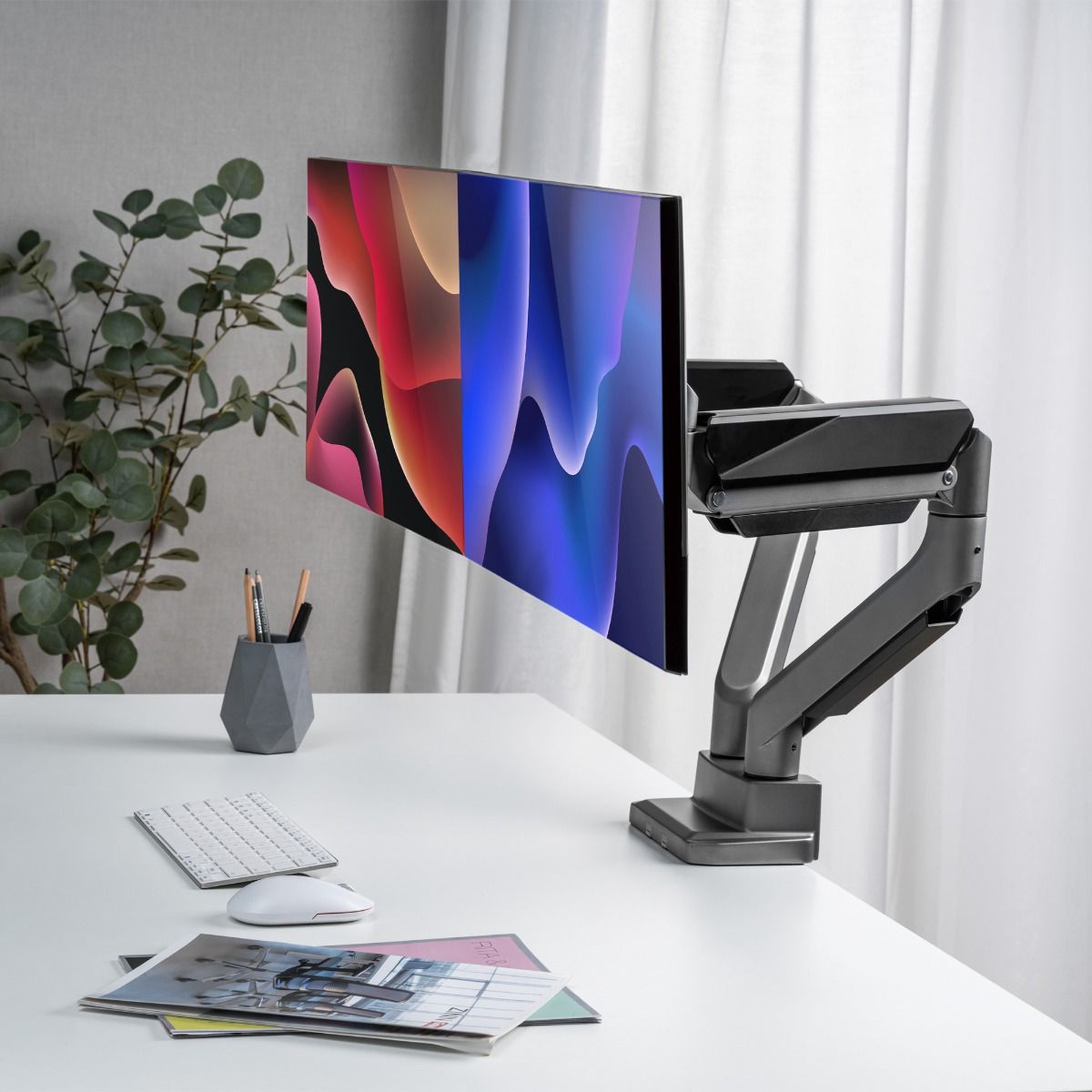 Activiva Heavy Duty Dual Monitor Screen Gas Spring Monitor Arm